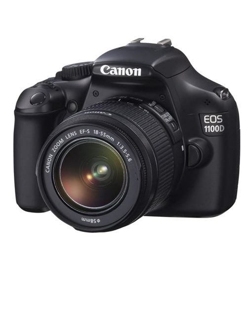 Canon EOS 1000D m/18-55 III obj.